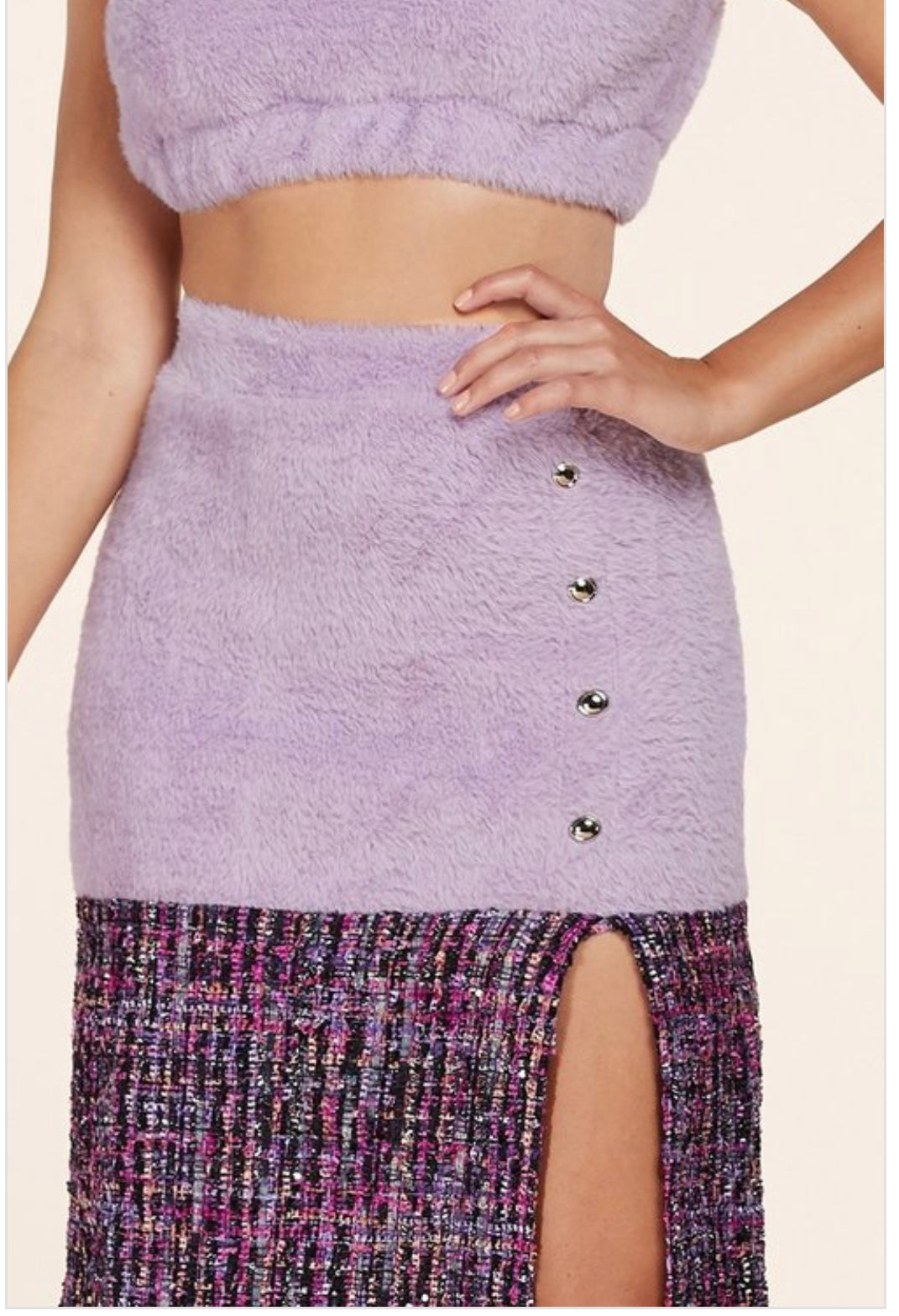 Chic and Dreamy soft faux and tweed set