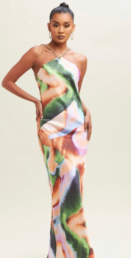 Cartagena Chain Resort Maxi Dress