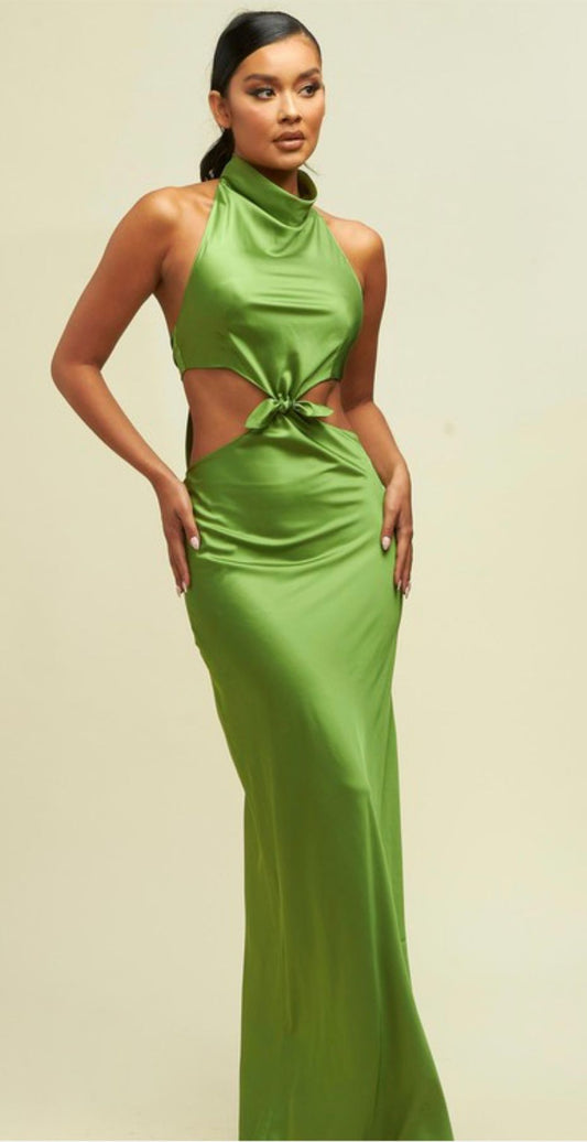 Valetina Open Back Maxi Dress