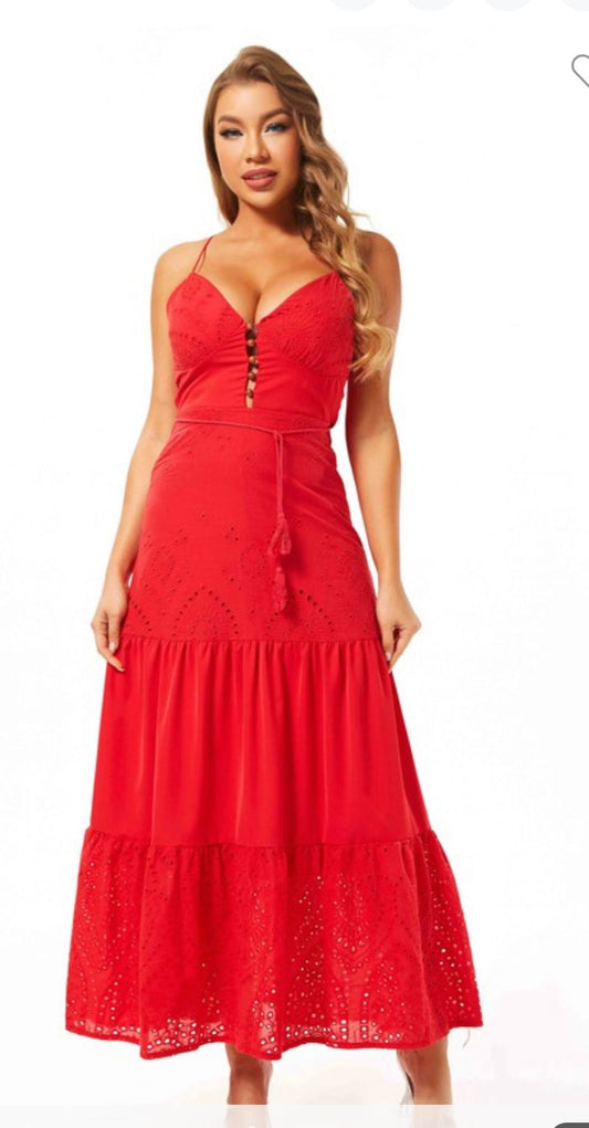 Solid Color Maxi Dress